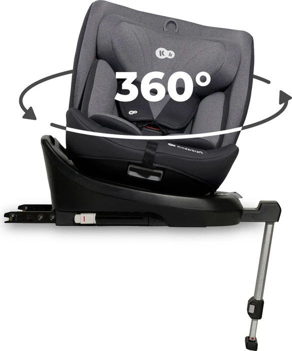 Kinderkraft I-360 i-Size grau