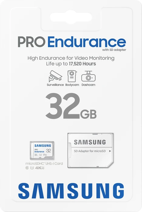 Samsung PRO Endurance R100/W30 32GB Kit, UHS-I U1, Class 10