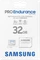 Samsung PRO Endurance R100/W30 32GB Kit, UHS-I U1, Class 10 Vorschaubild