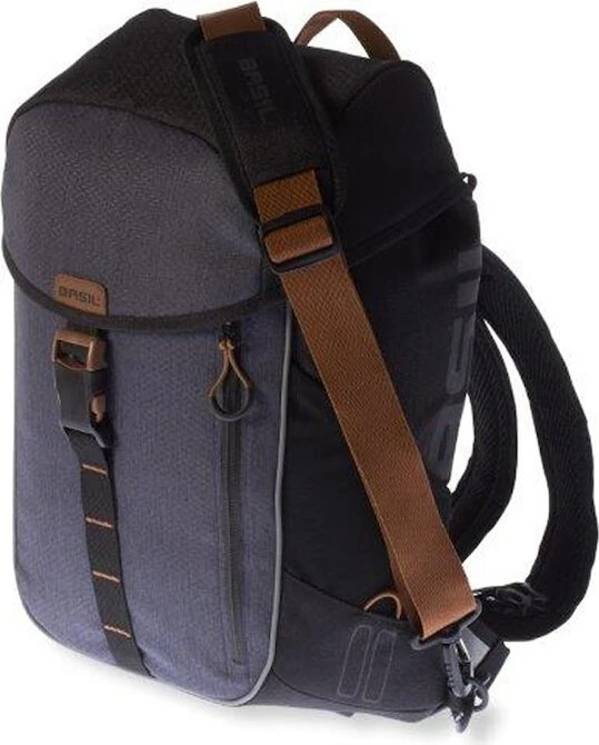 Basil Miles Daypack Gepäcktasche schwarz/grau