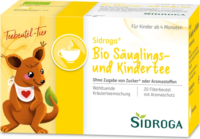 Sidroga Bio Säuglings- und Kindertee Beutel, 20 Stück