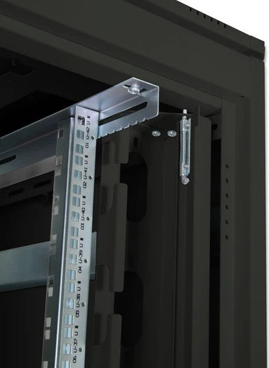 Digitus Professional Unique Serie Serverschrank 42HE, Sicherheitsglastür, IP2X, schwarz, 1000mm tief