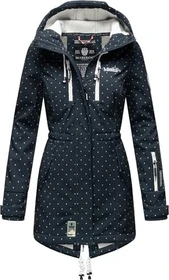 Marikoo Zimtzicke Mantel navy dots (Damen)