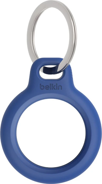 Belkin Secure Holder mit Schlüsselanhänger für Apple AirTag blau