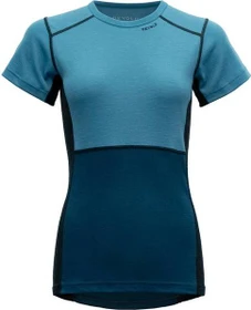 Devold Lauparen Merino 190 Funktionsshirt kurzarm moon/ink/flood (Damen)