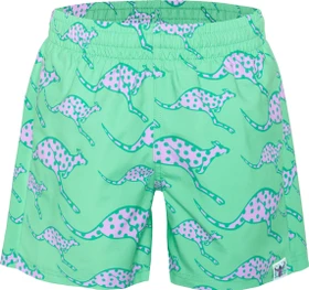 Chiemsee Alloverprint mit Gummizug und seitlichen Taschen Badeshorts marine green (Junior)