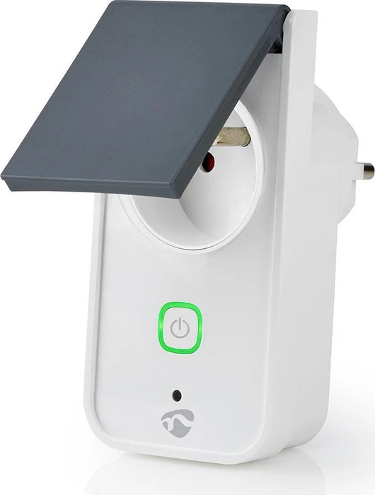 Nedis WLAN Smart-Steckdose Outdoor, 3680W, Typ E, Smart-Steckdose
