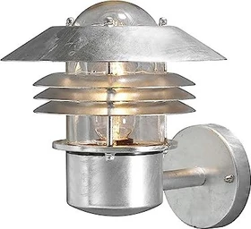 Konstsmide Modena E27 60W 21cm Wandleuchte 1-flammig silber