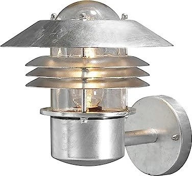 Konstsmide Modena E27 60W 21cm Wandleuchte 1-flammig silber