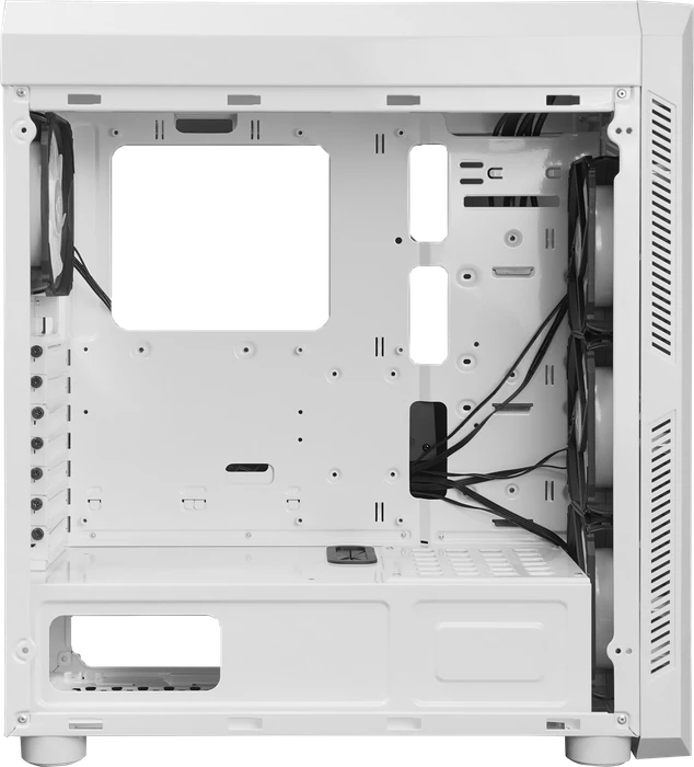 Chieftec Gamer GL-03B Scorpion 3 RGB, weiß, Glasfenster