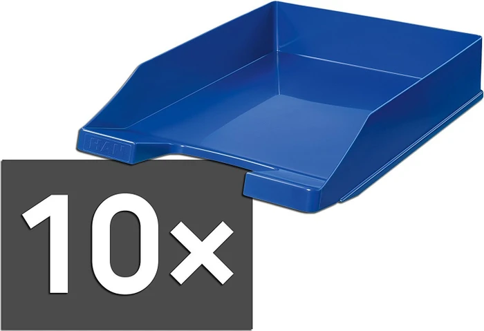 HAN Klassik Papierablage, A4, blau, 10er-Pack