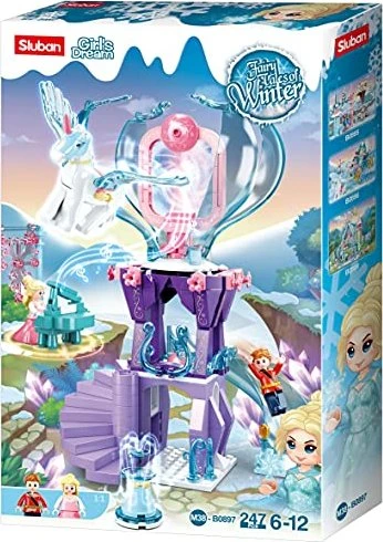 Sluban Girl's Dream Fairy tales Of Winter Forest Magic Tower