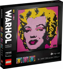 LEGO Art - Andy Warhol's Marilyn Monroe