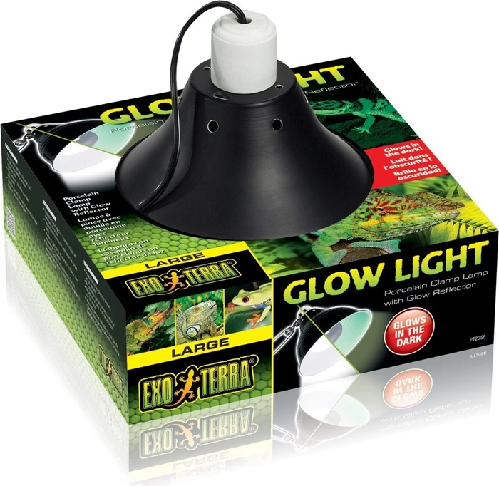 Exo Terra Glow Light Small, Porzellanklemmlampe