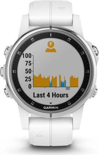 Garmin Fenix 5S Plus Sapphire weiß