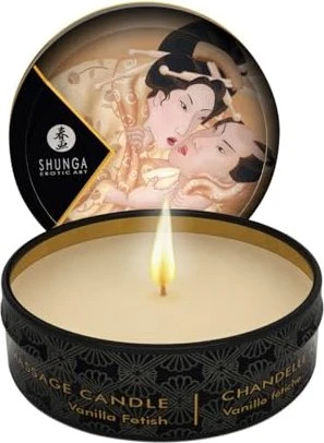 Shunga Massagekerze Vanilla Fetish, 30ml