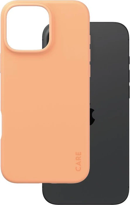 PanzerGlass Care Fashionable Case für Apple iPhone 16 Pro Max Peach Fuzz