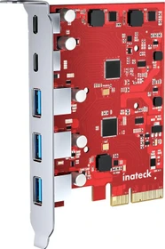 Inateck RedComets U21, 2x USB-C 3.1, 3x USB-A 3.1, PCIe 2.0 x4 (KU5211)