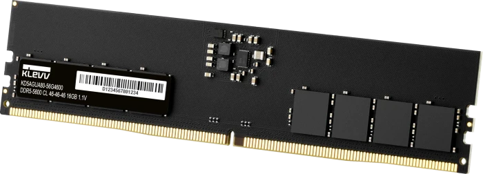 Klevv UDIMM 16GB, DDR5-5600, CL46-46-46-90, bulk