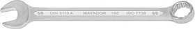 Matador 0185 Ring-Maulschlüssel zöllig, 5/8"x227mm