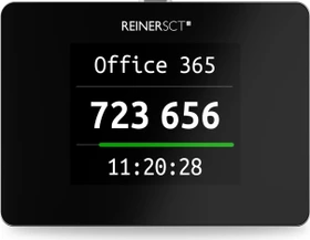 Reiner SCT Authenticator mini, Zwei-Faktor Authentifikation, schwarz/silber