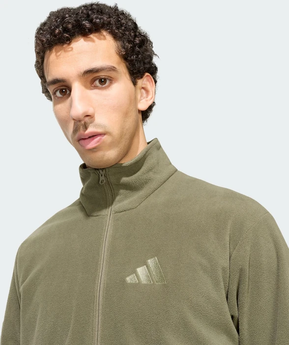 adidas Terrex Multi Essentials Fleece Jacke olive strata (Herren)
