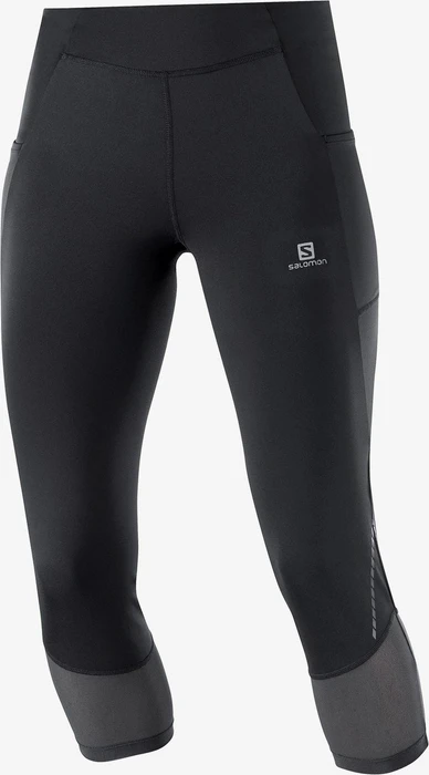 Salomon Cross Run 21" Hose 3/4 black (Damen)