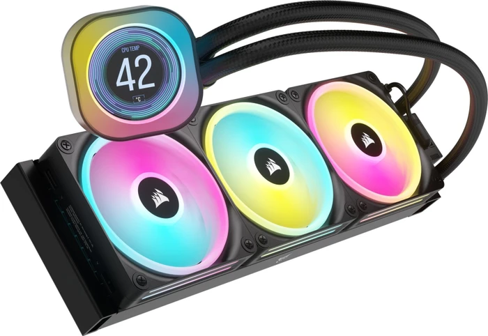 Corsair iCUE LINK H150i LCD RGB, schwarz