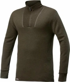 Woolpower Zip Turtleneck 400 Funktionsshirt langarm pine green