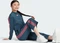 adidas Future Icons 3-Streifen Trainingshose lang arctic night (Damen) Vorschaubild