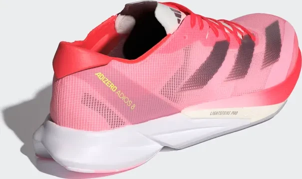 adidas Adizero Adios 8 pink spark/aurora met./solar red (Damen)