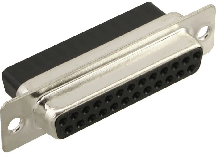 InLine 25-Pin Sub D Buchse auf RJ-45 Buchse, Metalldapter