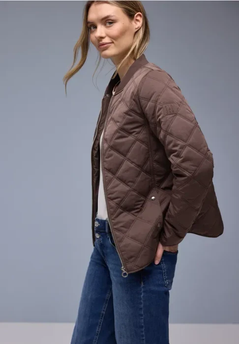 Street One Jacke mit abnehmbarer Kapuze Funktionsjacke mahogany brown (Damen)