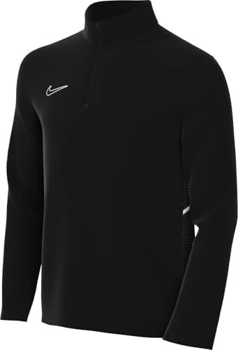 Nike Dri-FIT Football 1/4-Zip Funktionsshirt langarm schwarz/weiß (Junior)
