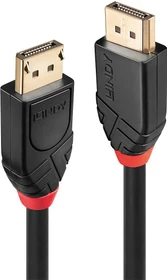 Lindy 41079<br>Lindy DisplayPort-Kabel - DisplayPort (M)zu DisplayPort (M) - DisplayPort 1.2 - 15 m - rund - 4K Unterstützung - aktiv - Schwarz