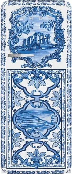 Smeg FAB28RDGME5 Dolce & Gabbana Blu Mediterraneo