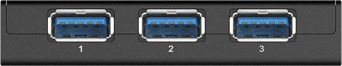 D-Link USB-Hub, 4x USB-A 3.0, USB 3.0 Micro-B [Buchse]