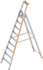 Layher Topic 1064 Alu Haushaltsleiter, 9 Stufen