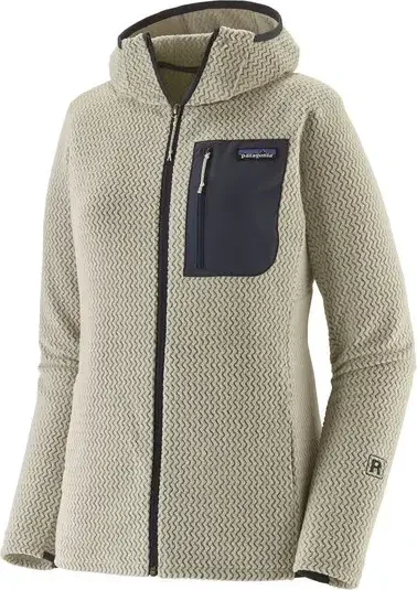 Patagonia R1 Air Full-Zip Hoody Jacke wool white (Damen)