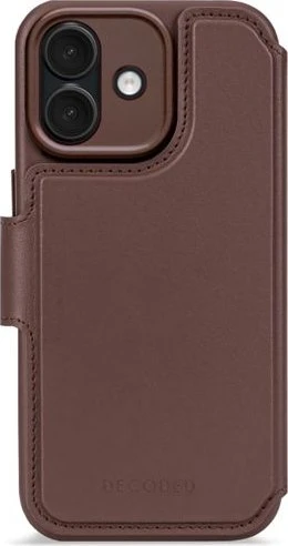 Decoded Leather Detachable Wallet Case für Apple iPhone 17 chocolate brown