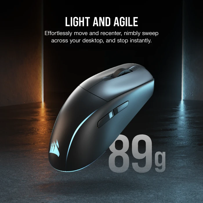 Corsair M75 WIRELESS Lightweight RGB Gaming Mouse, schwarz, USB/Bluetooth