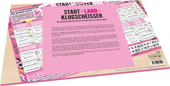 Stadt Land Klugscheisser