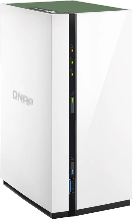 QNAP Turbo Station TS-228A, 1GB RAM, 1x RJ-45 1000Base-T, 1x USB-A 3.0
