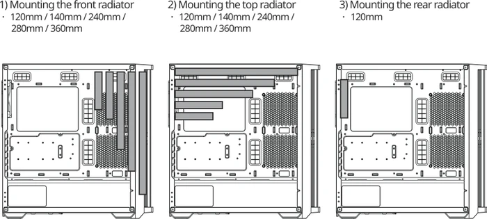 Zalman Z10, schwarz, Glasfenster