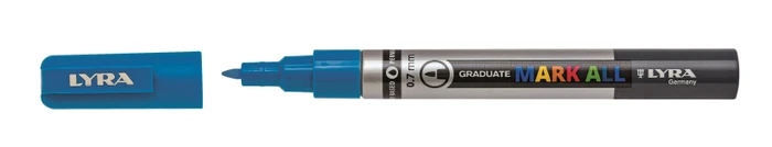 Lyra Graduate Mark All Permanentmarker 0.7mm hellblau