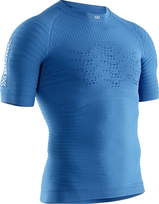 X-Bionic Effektor 4.0 Laufshirt kurzarm teal blue/dolomite grey (Herren)