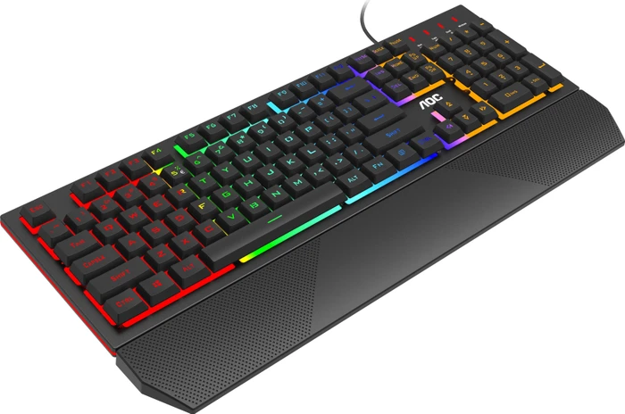 AOC Gaming GK200, LEDs RGB, schwarz, USB, UK