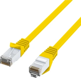 EFB Elektronik CCA Patchkabel, Cat6, U/UTP, RJ-45/RJ-45, 0.25m, gelb