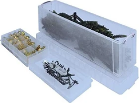 Really Useful Box Aufbewahrungsbox, 77l, transparent