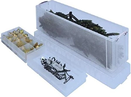 Really Useful Box Aufbewahrungsbox, 77l, transparent